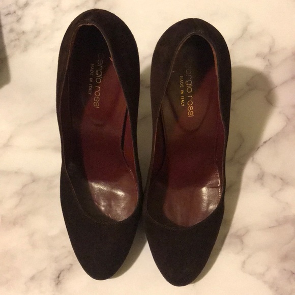 Sergio Rossi vero cucio suede italian pumps 39 - Picture 5 of 14